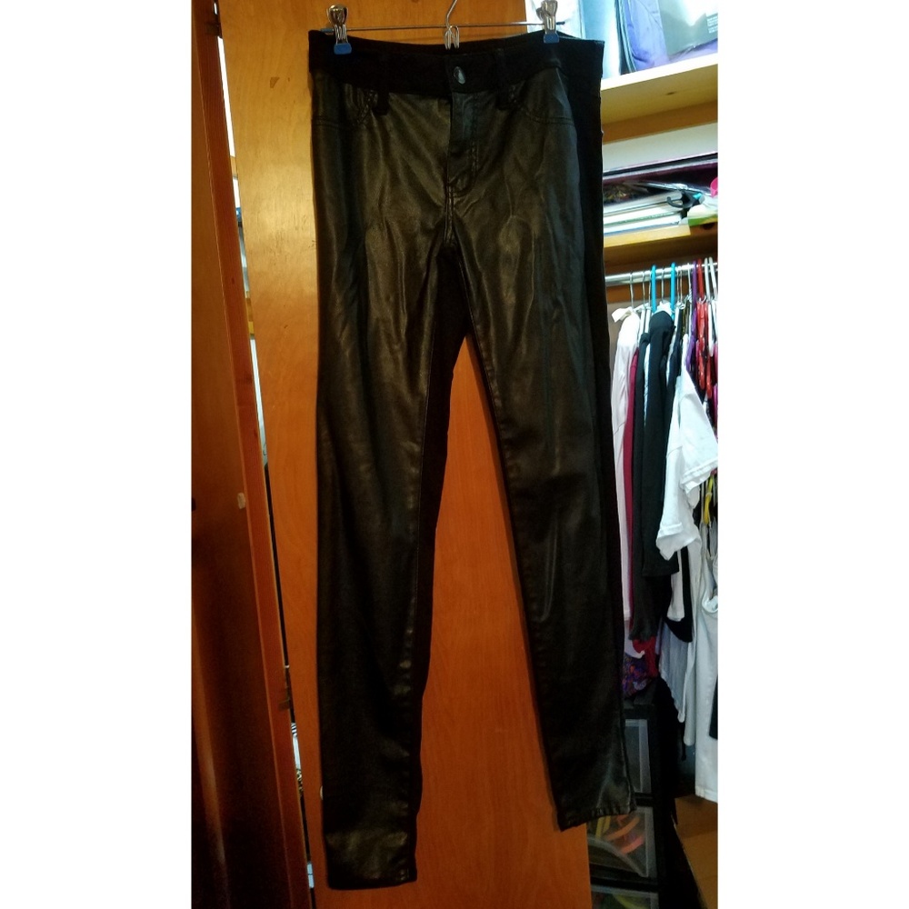 AE Pleather Jegging Pants